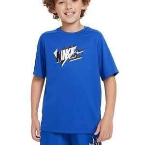 NWT XL Boys' Nike Multi Essential GX T-Shirt XLarge Game Royal/White